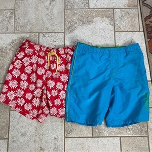 Pair of men’s swim trunks